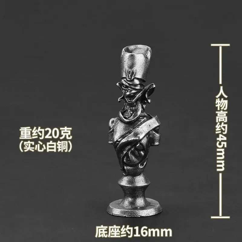 Ancient Egypt Chess Figurine Set — Brass Miniature Sculpture