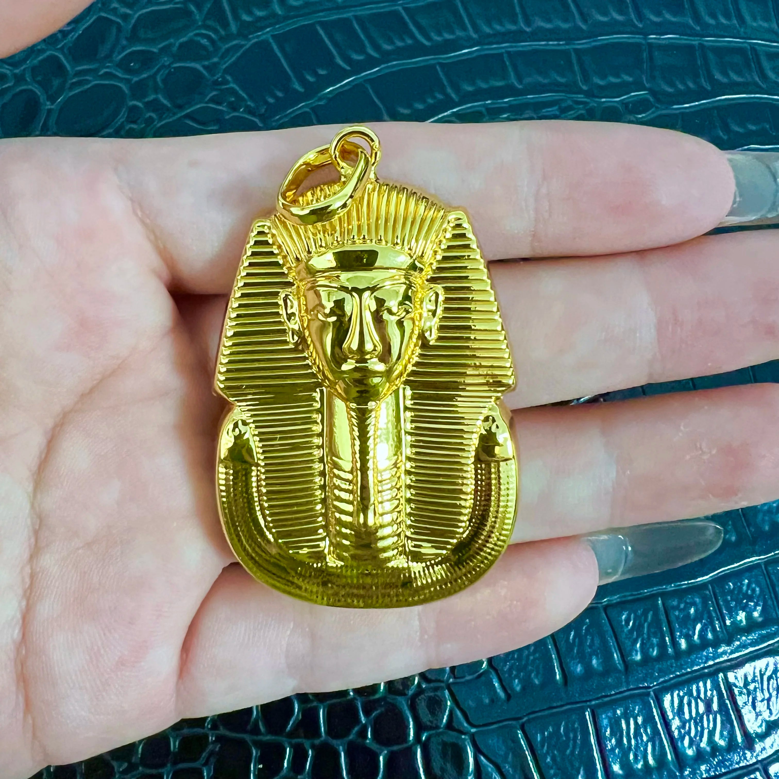 Gold Plated Statement Pendant Necklace — Hip Hop Jewelry