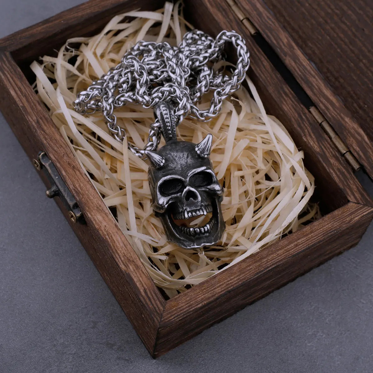 Devil Skull Gothic Pendant