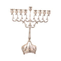 Hanukkah Menorah Candle Stands Tabletop 9 Branches Candle Holder for Christmas Exquisite Candlestick Table Home Decor
