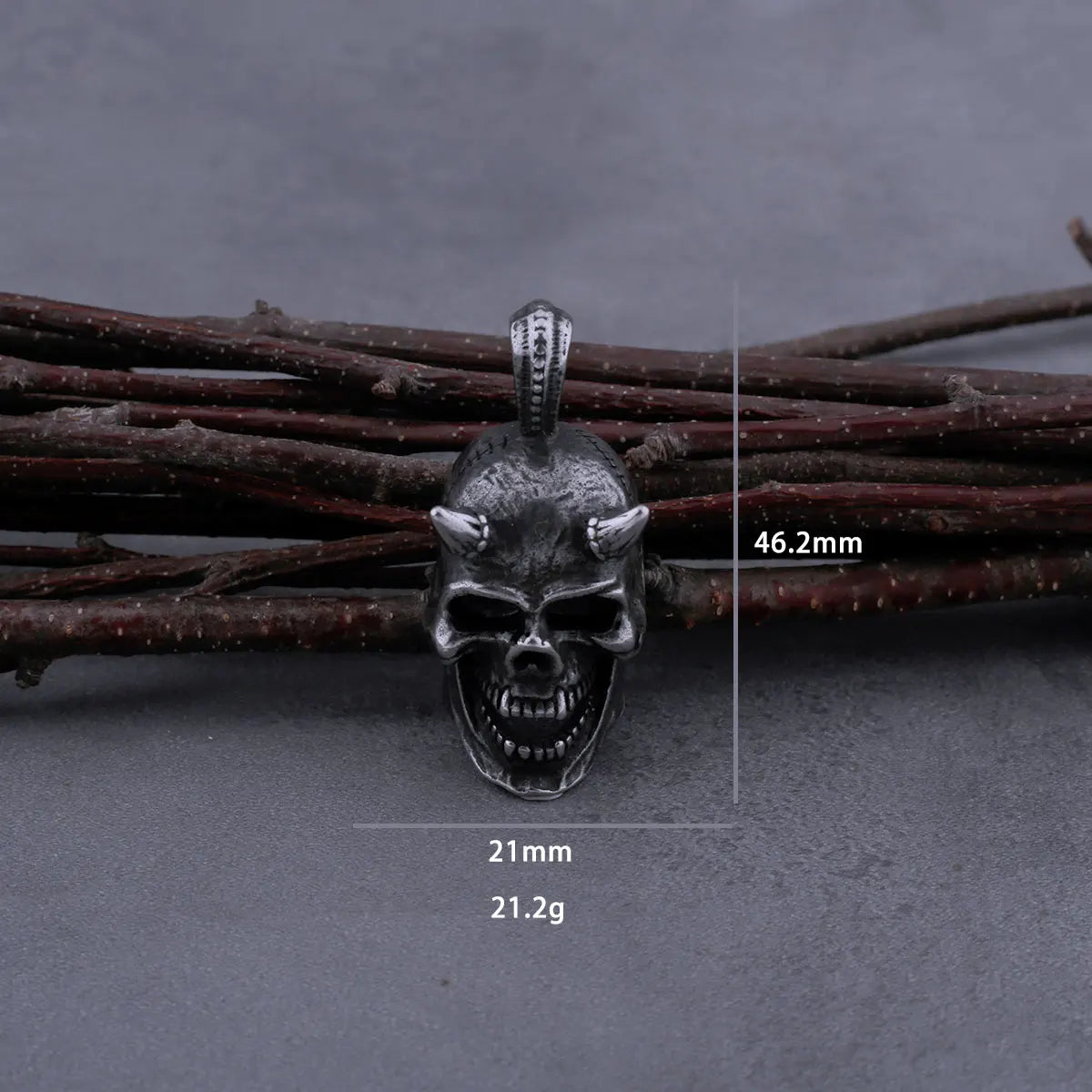Devil Skull Gothic Pendant